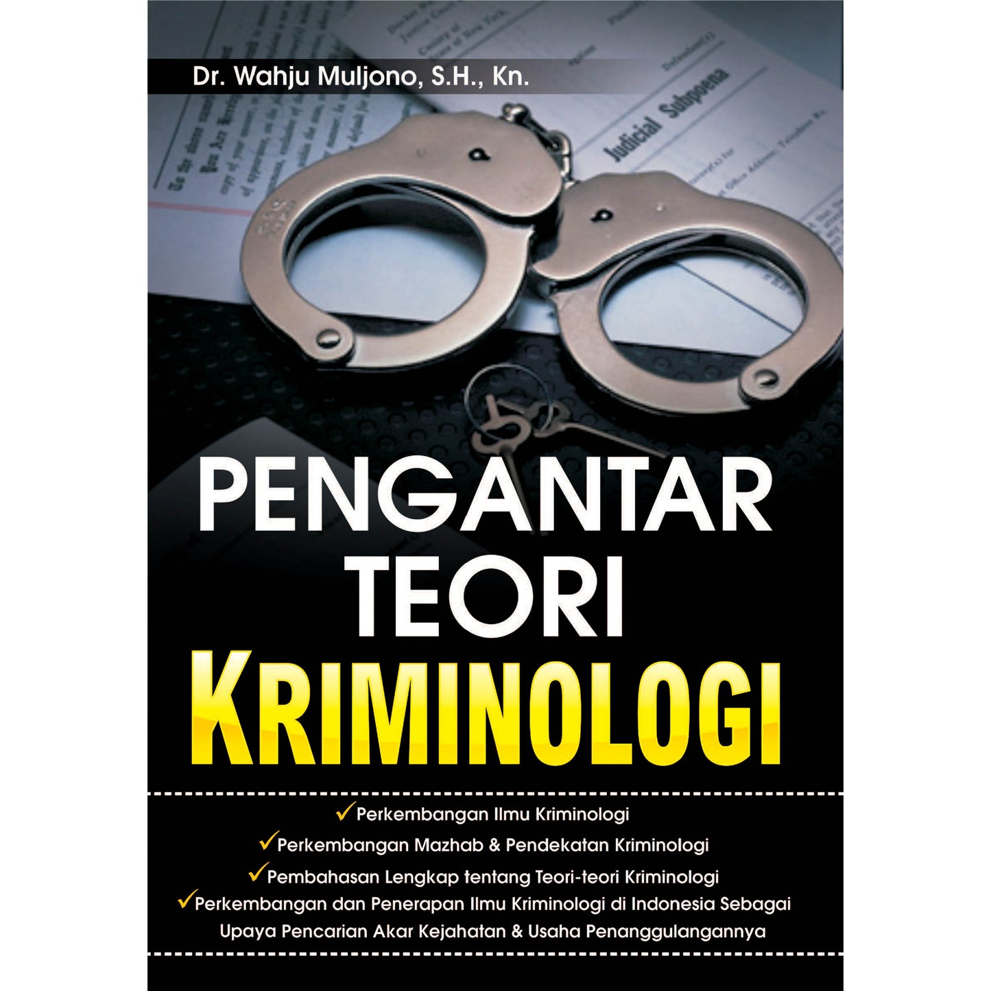 Pengantar Teori Kriminologi