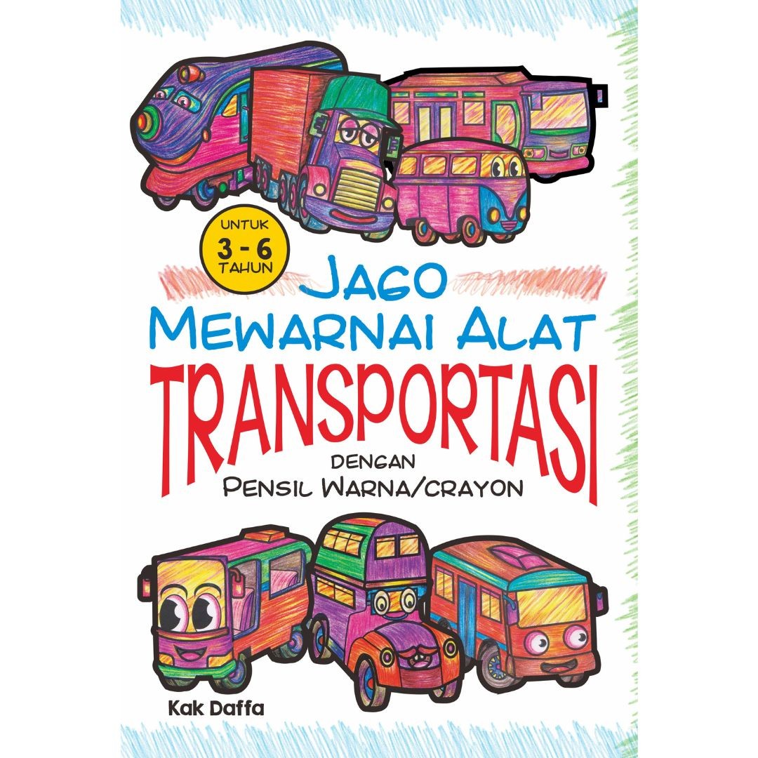 Jago Mewarnai Alat Transportasi
