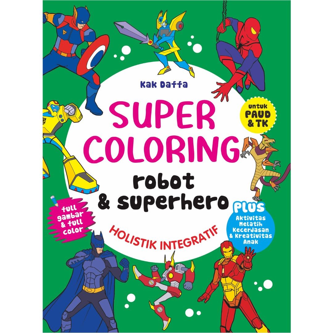 Super Coloring Robot & Super Hero