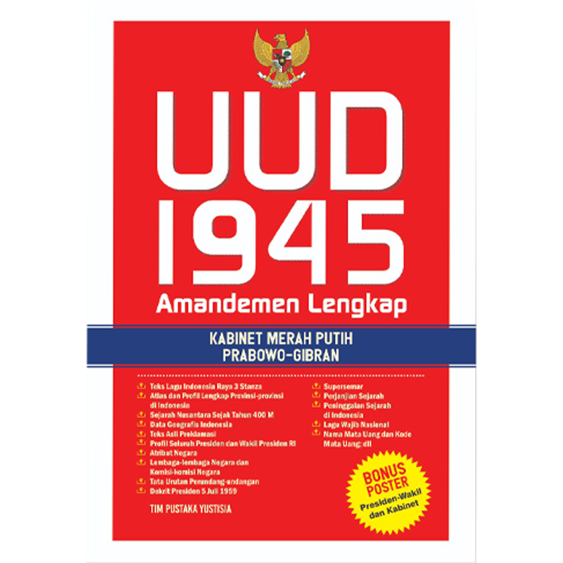 UUD 1945 Amandemen Lengkap: Kabinet Merah Putih Prabowo - Gibran