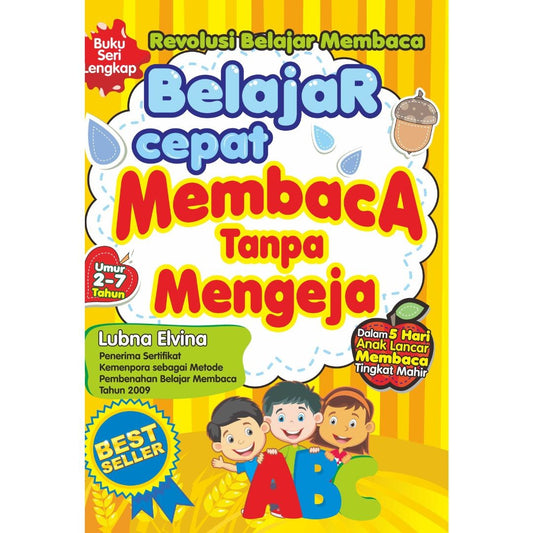 Belajar Cepat Membaca Tanpa Mengeja ( Buku Seri Lengkap )